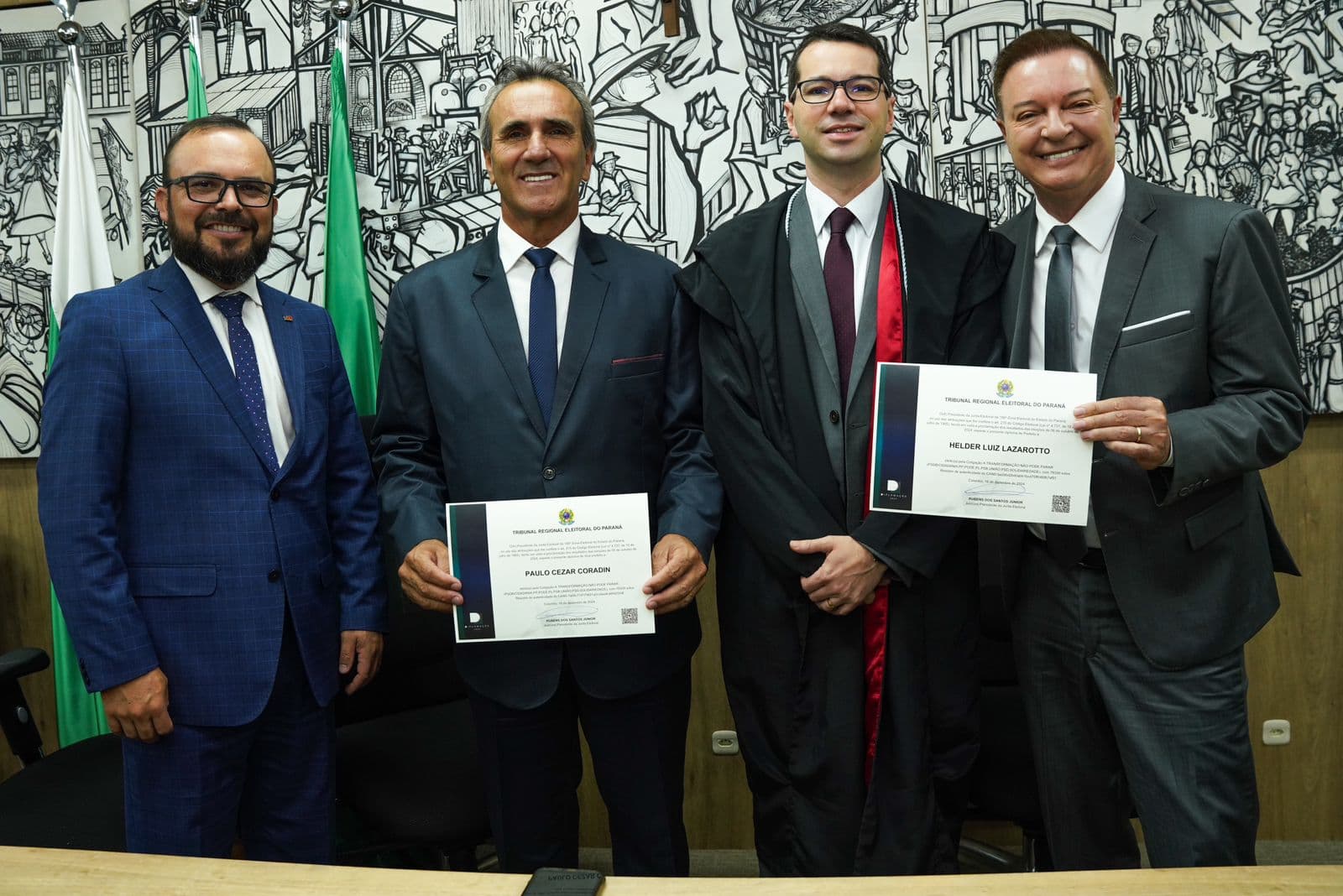 Prefeito Helder Lazarotto é diplomado para novo mandato