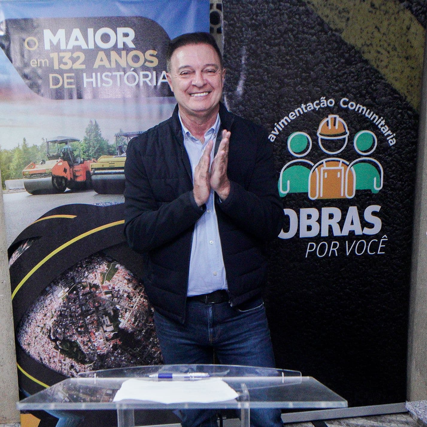 Prefeito assina ordem de serviço para asfalto e melhorias na Rua Ângela Teresa Ceccon Corleto 
